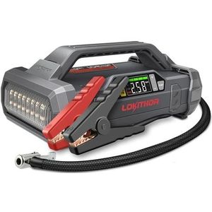 Lokithor JA301 2000A Lithium Jumpstarter 10bar Compressor