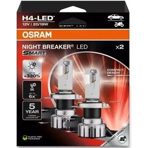 Osram Night Breaker LED Smart H4 - 2 Stuks