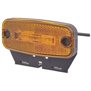 Zijmarkl.LED 24V,m/Steun/Kabel 4m/0,5m