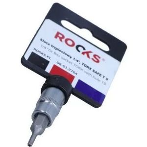 Rooks Bit Dop 1/4&Quot;, Torx gat T9