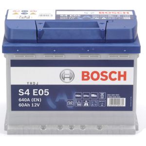 Bosch Blue Auto batterij S4E05 - 60Ah - 640A - Aangepast Voertuigen Start-Stopsysteem