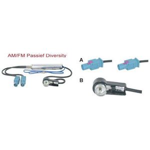 AM/FM Diversity Antenne Adapter Passief