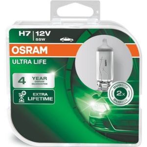 Osram Ultra Life 12V H7 55W set 2 Stuks