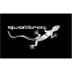 Nikkel Sticker 'Quattro Gecko' - 90x40mm