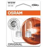 Osram Original 12V W5W T10 - 2 Stuks