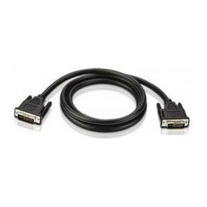 ADJ 300-00065 A/V Cable, DVI -> DVI 25P Dual Link, Ferrite, M/M, 3m, Black, BLISTER