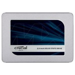 Crucial CT1000MX500SSD1 MX500 Internal SSD, 1TB, 2.5", SATA3 6Gbps, w/ 9.5mm adapter