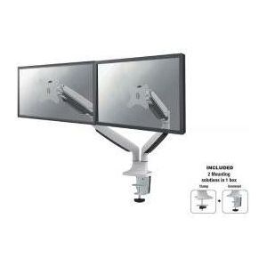 Neomounts by Newstar NM-D750DWHITE NeoMounts TV/ Monitor Full Motion Dual Desk Gas-spring Mount, 2x