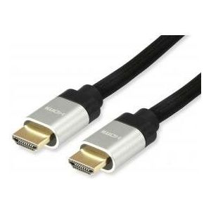 Equip 119383 HDMI Cable, HDMI Type A, 48 Gbit/s, Audio Return Channel (ARC) Black,Silver, 5m