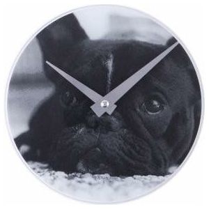 NeXtime klok 5173 Little Dog, Ø20 cm, Wall, Black