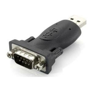 Equip 133382 USB Type A to Serial RS232 DB9 Adapter, USB A, RS-232, Black