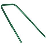Toolland Metalen gazonrol, 50 cm, voor een perfect gazon, inclusief vuilschraper