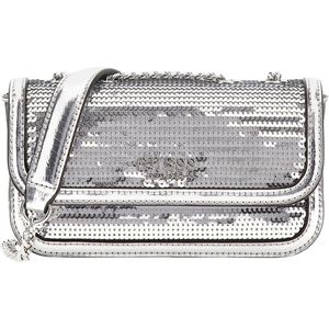 Guess Kaska Mini Cnvrtble Xbody Flap silver Damestas