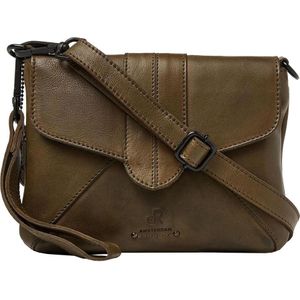 dR Amsterdam Endeavor Shoulderbag / Clutch olive Damestas