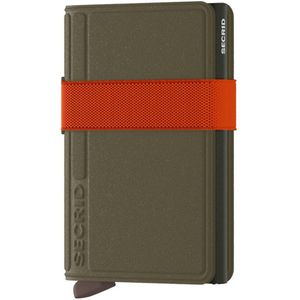 Secrid Bandwallet Liba green orange Dames portemonnee