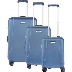 CarryOn Skyhopper Trolleyset 3pcs TSA cool blue