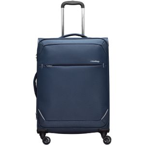 Travelbags The Base Soft Trolley 68 dark blue zachte koffer lichtgewicht koffer