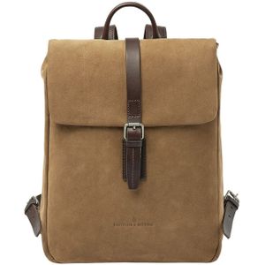 Castelijn & Beerens Veneto Nubuck Laptop Backpack 15,6"" taupe