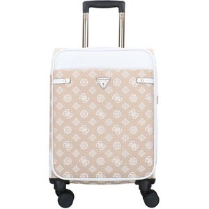 Guess Beyza 18 In 8-Wheeler white logo handbagage koffer