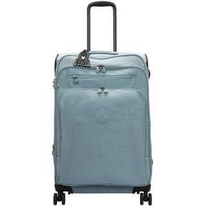 Kipling New Youri Spin M relaxed grey zachte koffer