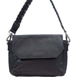 DSTRCT Preston Park Shoulder Bag Flap Bag L black