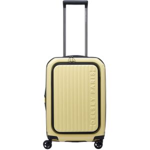Delsey Securitime Zip Cabin Trolley S Expandable pale yellow Harde Koffer