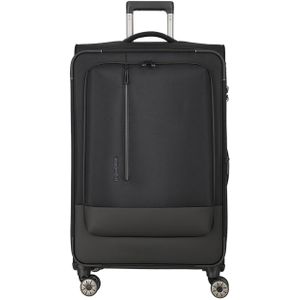 Travelite Crosslite 5.0 4w Trolley L black Zachte koffer