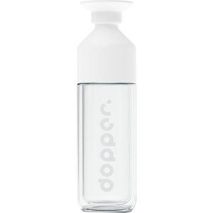 Dopper Glass Insulated Drinkfles 450 ml white