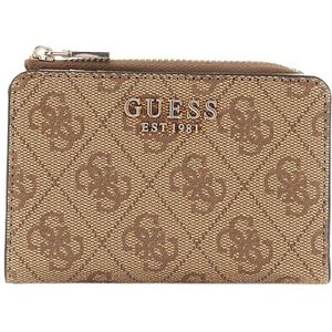 Guess - Laurel Slg Zip Arnd Card Case - Latte - PU