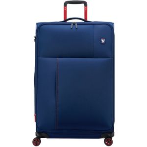 Roncato Move Expandable Trolley 77 ultramarine blue zachte koffer lichtgewicht koffer