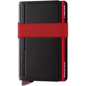 Secrid x Sheltersuit Bandwallet TPU black-red Dames portemonnee