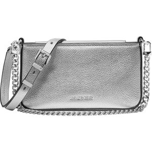 Michael Kors - Bryant Small Convertible Crossbody Bag - Zilver - Metallic Leer