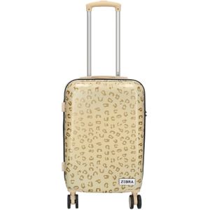 Zebra Trends Animal Travel Cabin Trolley panther gold handbagage koffer