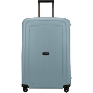 Samsonite S&apos;Cure Spinner 75 icy blue Harde Koffer