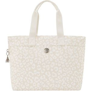 Kipling Colissa White cheetah j Damestas