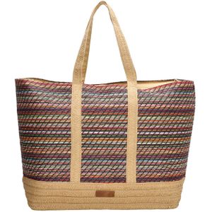 PE Florence Natural Life Shopper zwart multi Damestas