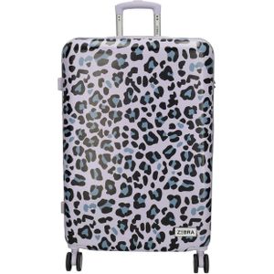 Zebra Trends Animal Travel Trolley 78 panther lila Harde Koffer