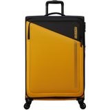 American Tourister Daring Dash Spinner L EXP black/yellow Zachte koffer