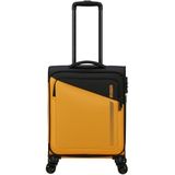 American Tourister Daring Dash Spinner S EXP black/yellow Zachte koffer