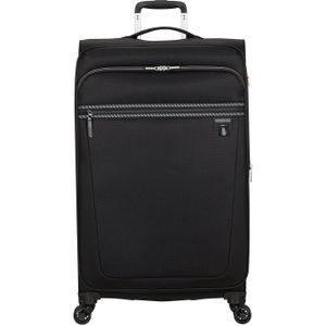 American Tourister Aerospin Spinner L Exp black zachte koffer lichtgewicht koffer