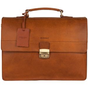 Burkely Vintage Dean Briefcase cognac Aktetas