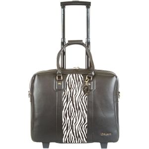 Olivia Lauren Zebra Business Trolley zebra/zwart Zakelijke koffer