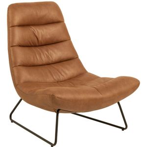 Milford fauteuil cognac.