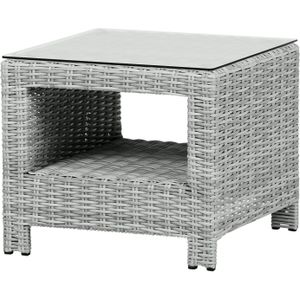 Vinor sidetable, met glasplaat, zand.