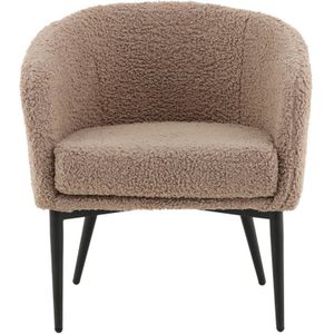 Fluffy fauteuil teddy bruin.