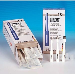 Mediware huidstans proefset steriel disposable 2/3/3,5/4/5/6/8 mm