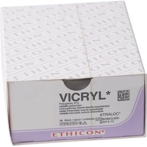 Vicryl usp 1 70cm CT-1 violet V341H 36x1