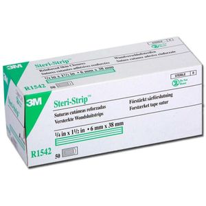 STERI-STRIP™ - Steristrip 38 x 6 mm 50 x 6 strips (Groen)