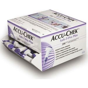 Accu Chek Safe-T-Pro Plus lancetten 200 stuks