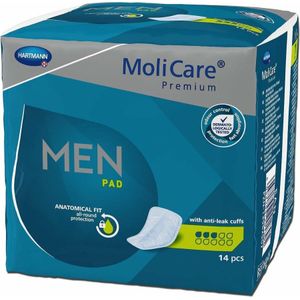 MoliCare Premium MEN PAD 3 druppels - 14 stuks
